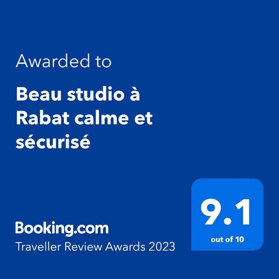 Ferienwohnung Beau Studio A Rabat Calme Et Securise Exterior foto